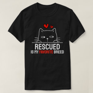 Rescued Is My Favorite Breed T-Shirt