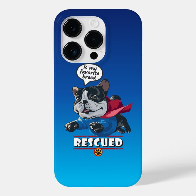 Rescued is my favourite breed | Case-Mate iPhone case (Back)