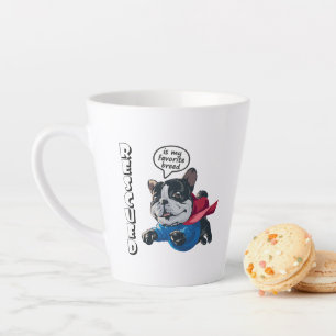 Rescued is my favourite breed Latte Mug