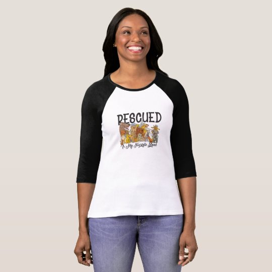 Rescued is my Favourite Breed Tees