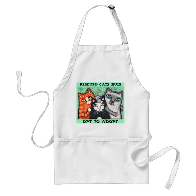 Rescued / Shelter Cat's Standard Apron (Front)