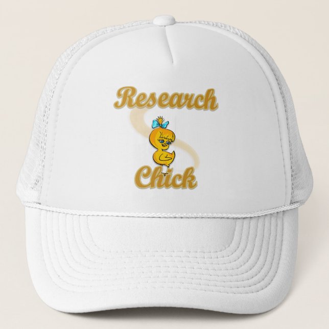 Research Chick Trucker Hat (Front)