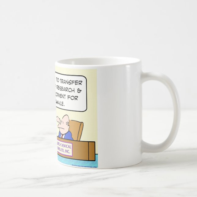research development explosion coffee mug (Right)
