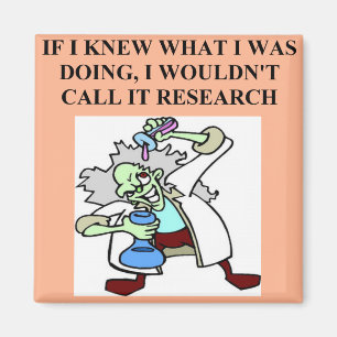 research  joke magnet