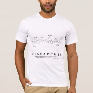 Researcher peptide word shirt M