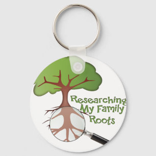 Researching my Family Roots Keychain
