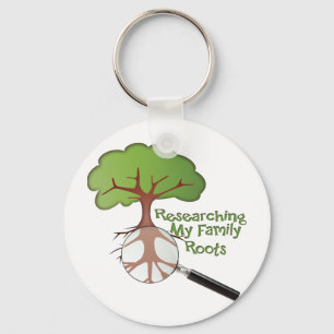 Researching my Family Roots Keychain