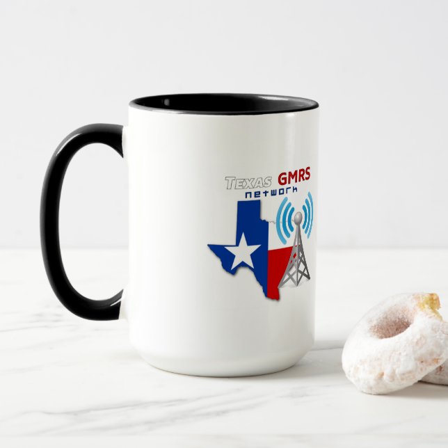 Réseau du Texas GMRS - tasse de deux tons (Avec donut)