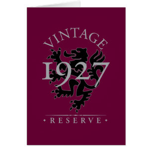 Réservation vintage 1927