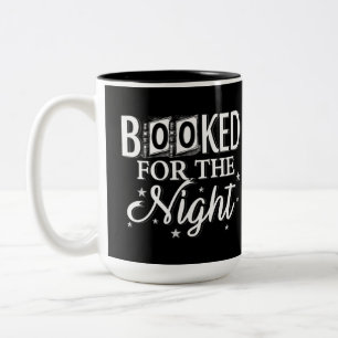 Réservé Pour La Mug De Café À Deux Tons De La Nuit