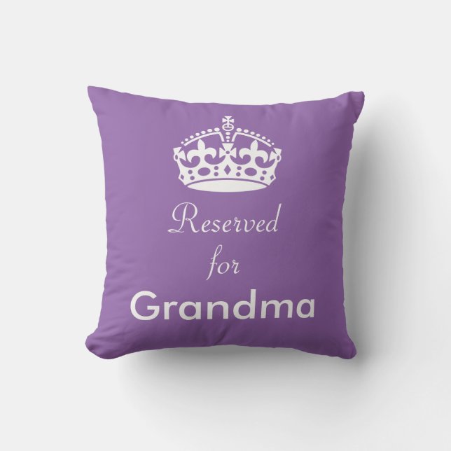 Réservé pour le coussin de couronne de grand-maman (Recto)