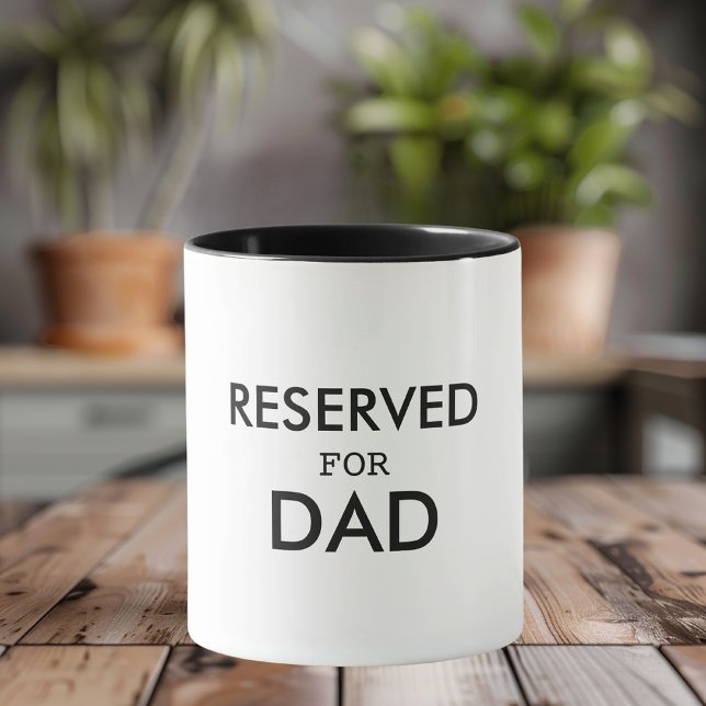 Réservé pour Papa Mug | Fête des pères personnalis (Créateur téléchargé)