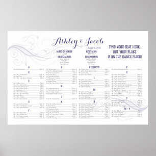 **RESERVED for Ashley+Jacob** 36x24 Seating Chart