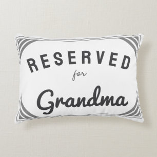 Reserved For grandma gran Custom birthday gift Accent Pillow