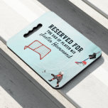 Reserved For | Hockey Dad Personalized Seat Cushion<br><div class="desc">These are great gifts that are perfect for any dad. A gift that he will treasure for a lifetime! Can be customized for any moniker - papa, pépé, grandad, grandpapa, grand-pére, grampa, gramps, grampy, geepa, paw-paw, pappou, pop-pop, poppy, pops, pappy, nonno, opa, baba, abuelo, tutu, saba, lolo etc). Stay comfy...</div>