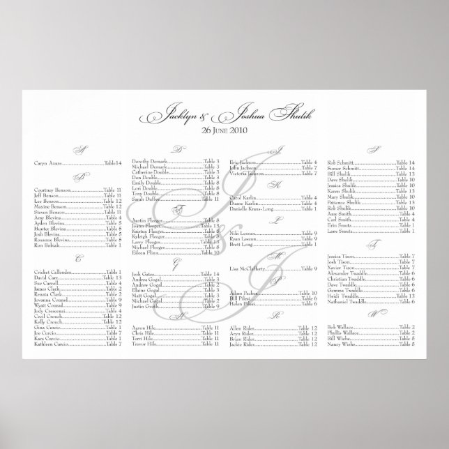 ***RESERVED*** for Jacklyn+Joshua Poster (Front)