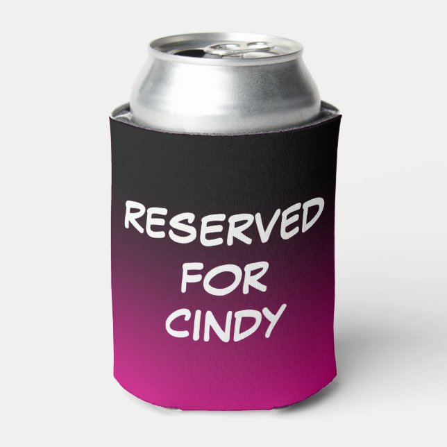 RESERVED For Name | Personalized Can Cooler (Can Front)