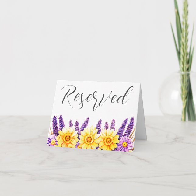 reserved note card tent sign (Front)