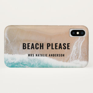 Reserved ocean beach gift summer funny typography  Case-Mate iPhone case