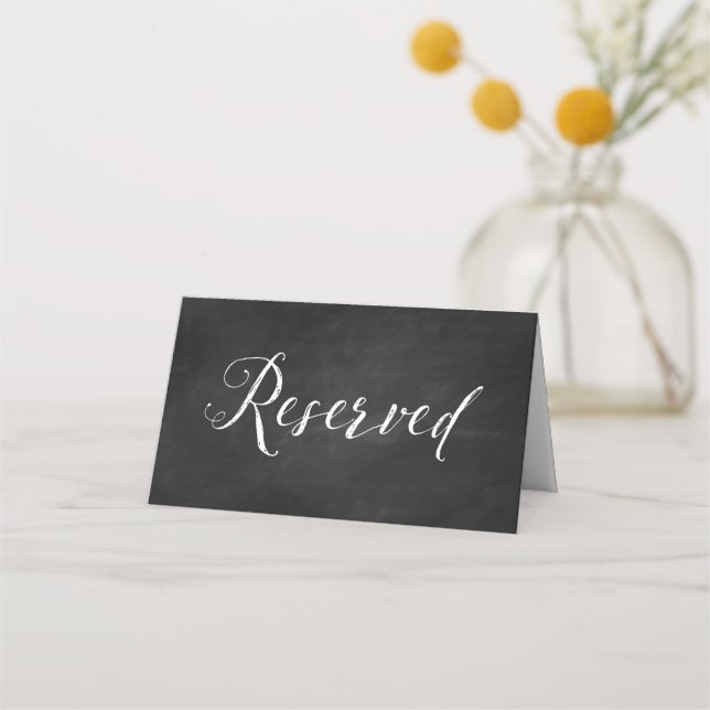 Reserved Seating Placecards (Front)