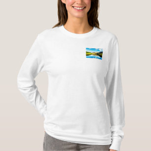 Réservoir Dovestone en hiver T-shirt noir basique