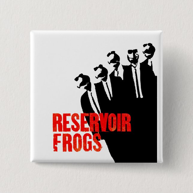 reservoir frogs 2 inch square button (Front)