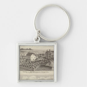 Residence and farm residence in Magnolia Tp Keychain