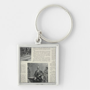 Residence and Orchard in California Keychain