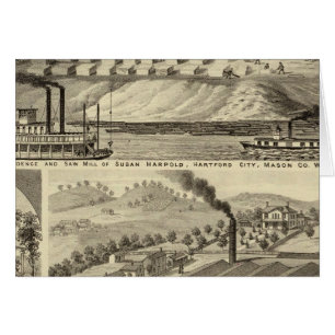 Residence and saw mill of Susan Harpold