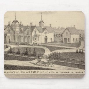 Residence, barn & outbuildings of AR Earle Mouse Pad