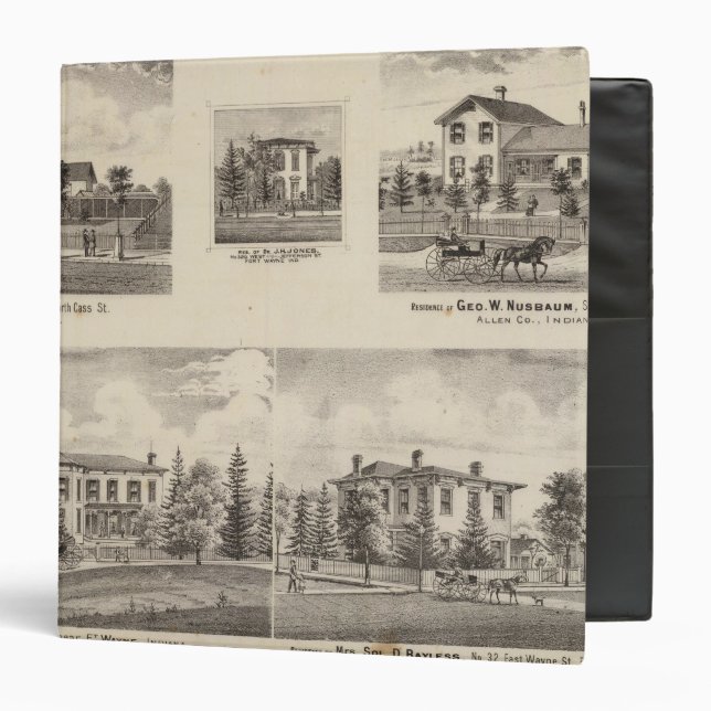 Residence of Henry Baker and others Binder (Front/Inside)