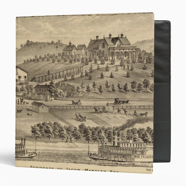 Residence of Jacob Markley Binder (Front/Inside)