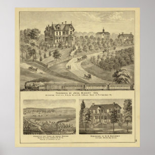 Residence of John Biggert, Idlewood Station Poster