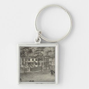 Residence of John S Rogers in Manasquan, NJ Keychain