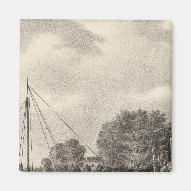 Residence of Joseph Francis, Tom's River, NJ Magnet (Front)