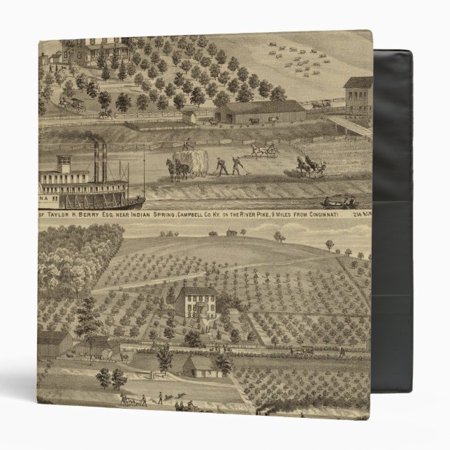 Residence of Taylor H Berry Binder (Front/Inside)