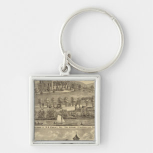 Residence of WH Mooney Keychain