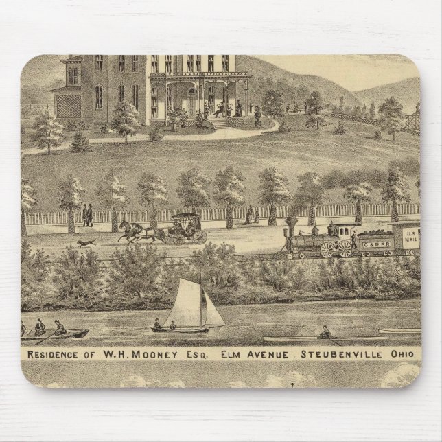 Residence of WH Mooney Mouse Pad (Front)