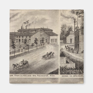 Residences and Breweries in Rochester, Minnesota Magnet