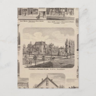 Residences and Businesses in Austin, Minnesota Postcard