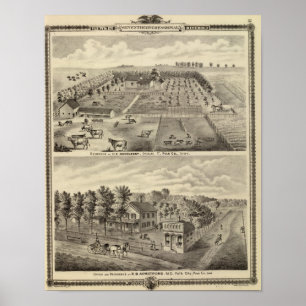 Residences and office, Douglas Tp Poster