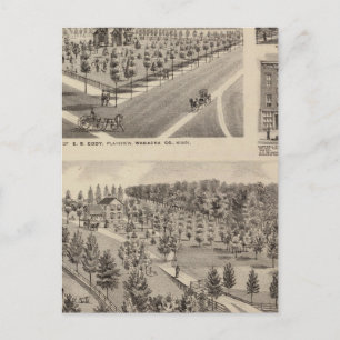 Residences, Farm, Minnesota Postcard