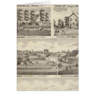 Residences, farms and factory, Vandalia, Sandoval