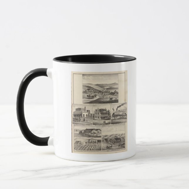 Residences, farms, businesses mug (Left)