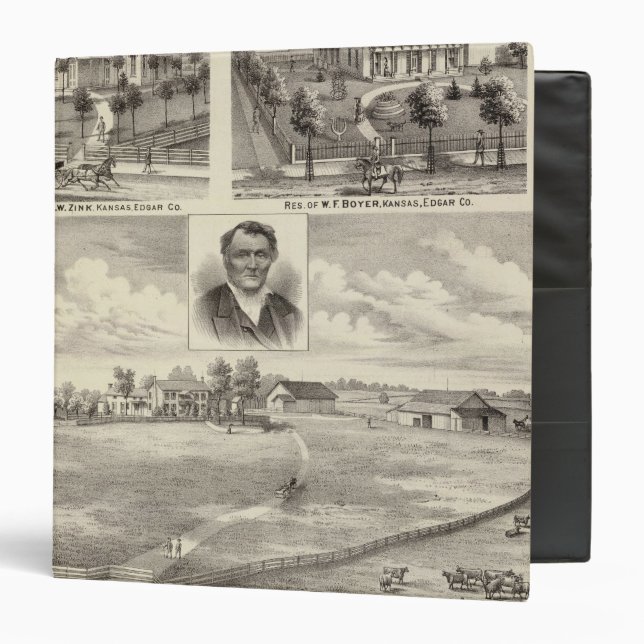 Residences in Edgar County Illinois Binder (Front/Inside)