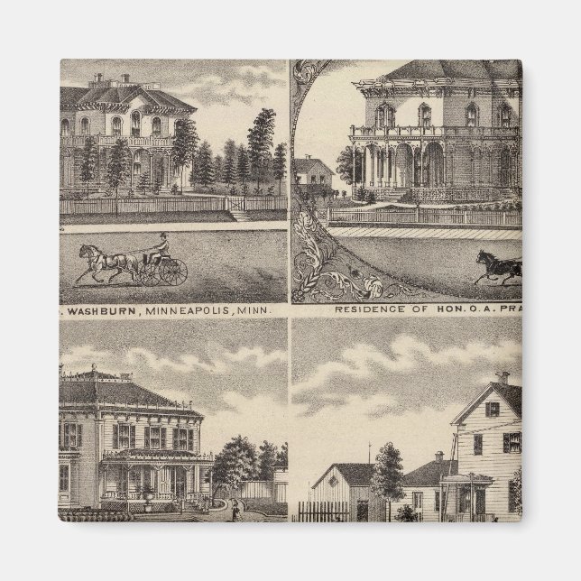 Residences in Minnesota Magnet (Front)