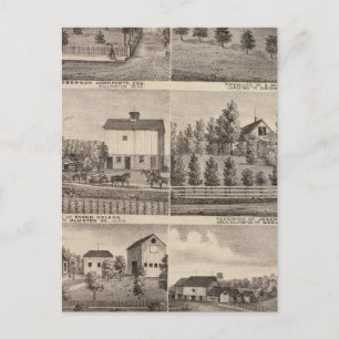 Residences in Rochester and in Dodge, Minnesota Postcard