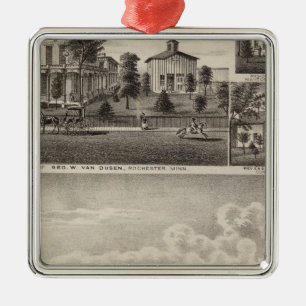 Residences in Rochester, Minnesota Metal Ornament