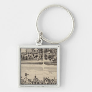 Residences, Minnesota 3 Keychain