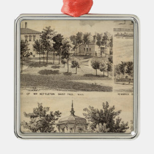 Residences, Minnesota Metal Ornament
